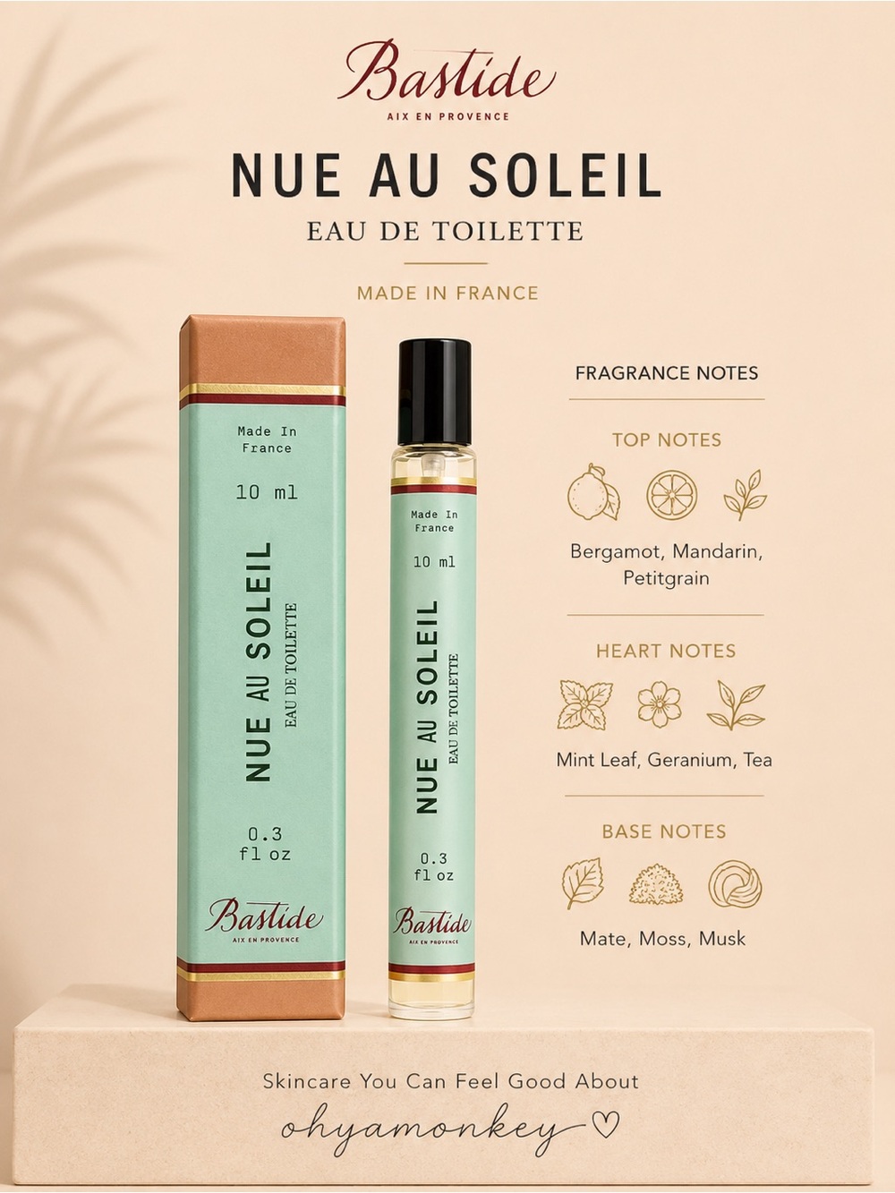 Bastide Nue Au Soleil EDT 10ml